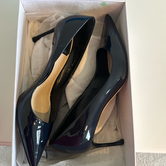 Dior pumps NAVY BLUE  3 inches I think for the heel - Picture 1 of 6